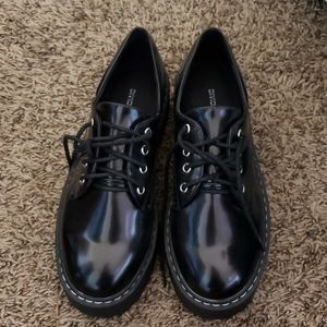 Platform Black Shoes